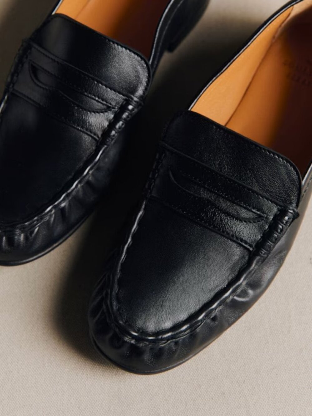 Sezane Marceau Loafers in Smooth Black Size 7 - Picture 4 of 7